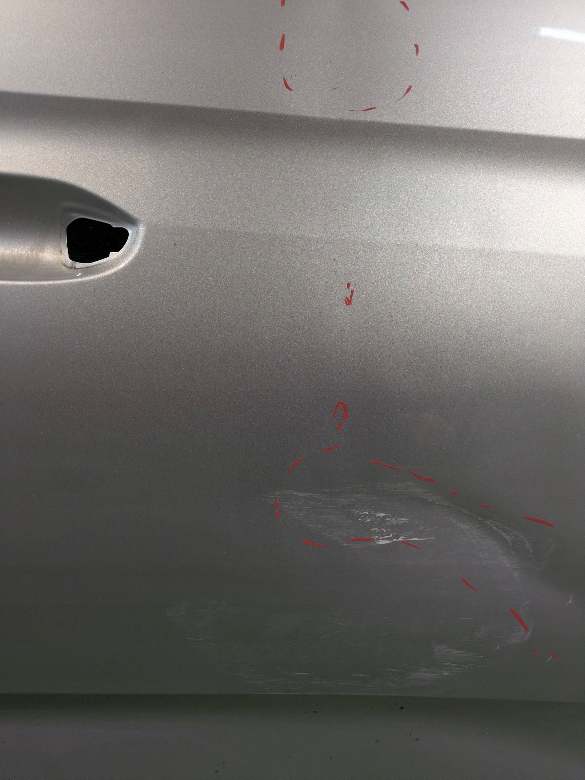 door rear. left sliding side VW CADDY 2K4 20- LONG NR.4172
