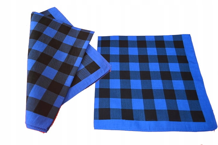 

Chustka apaszka bandamka Krata szachownica bandana