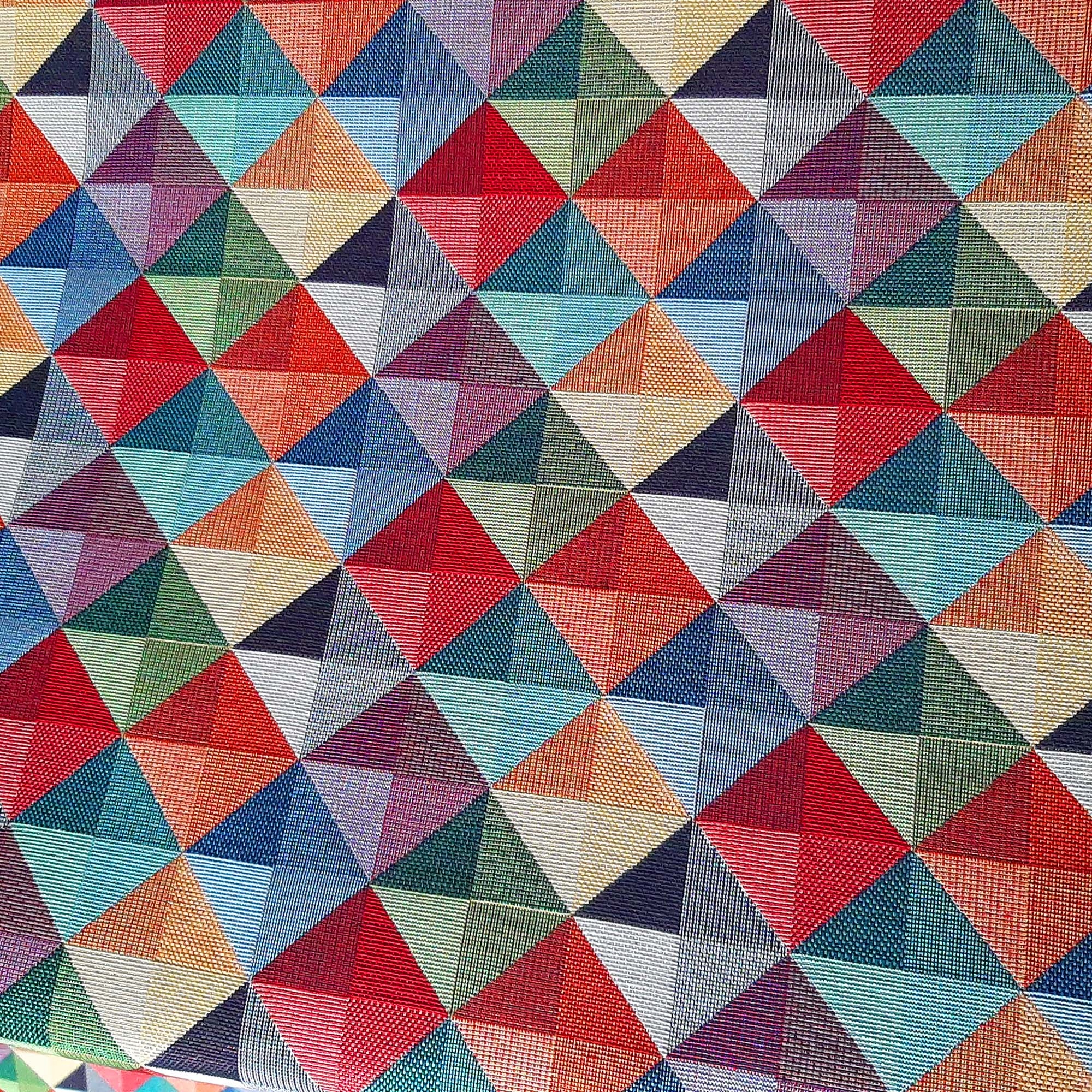 Dekorační látka a potahový geometrický vzor