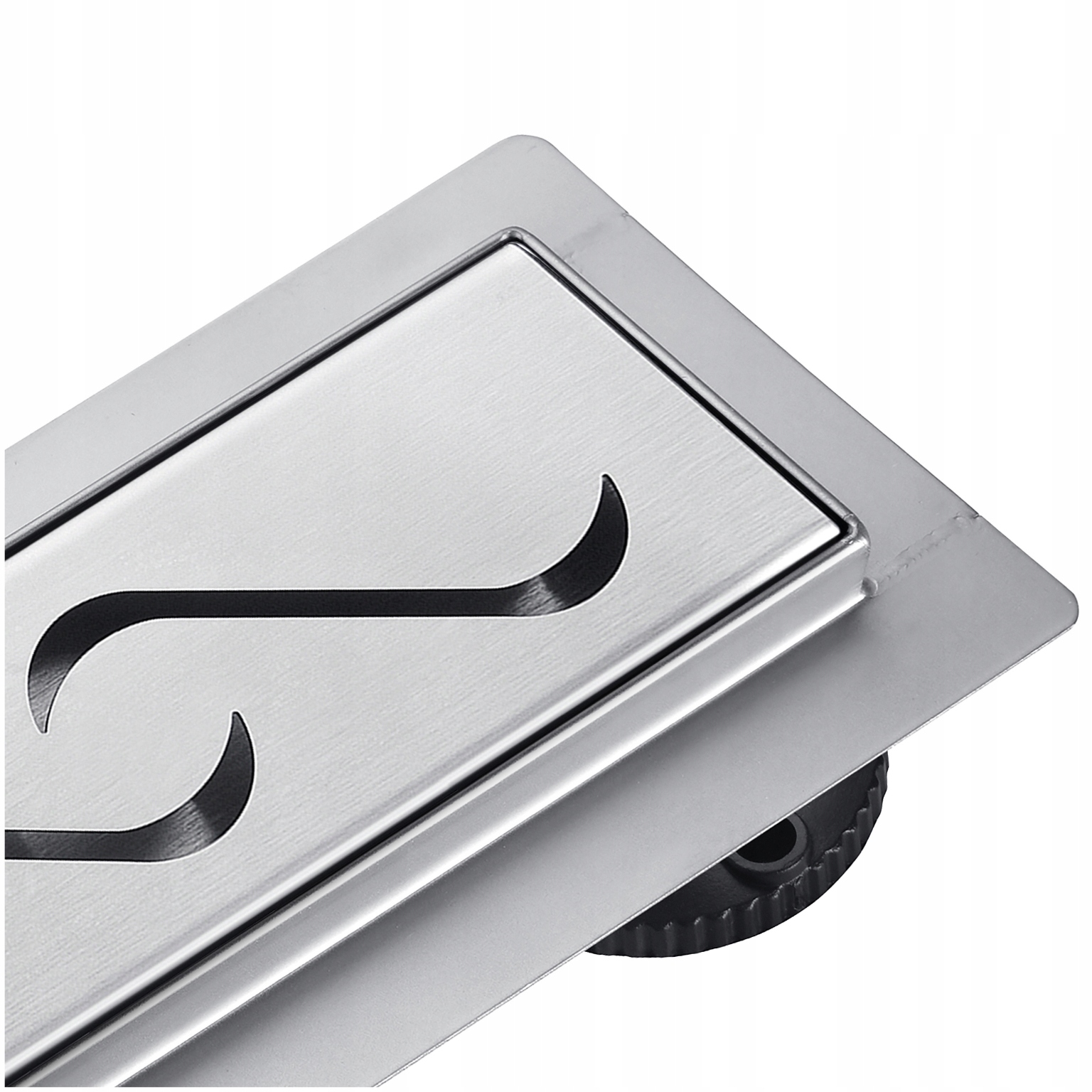 Lineárny odtok s dekoratívnym panelom S 60 cm Basic Decor Inox