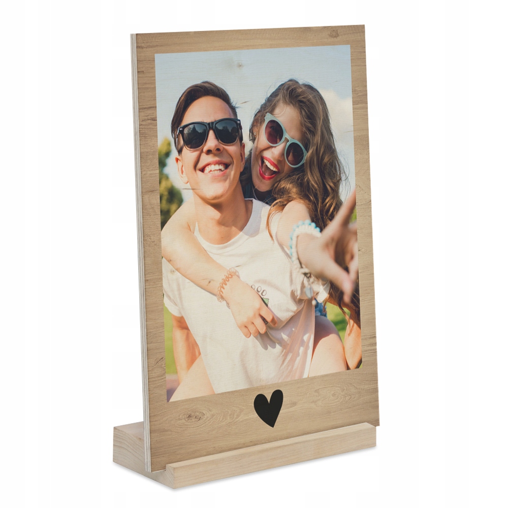 

Zdjęcie na drewnie ramka deska A4 Prezent urodziny