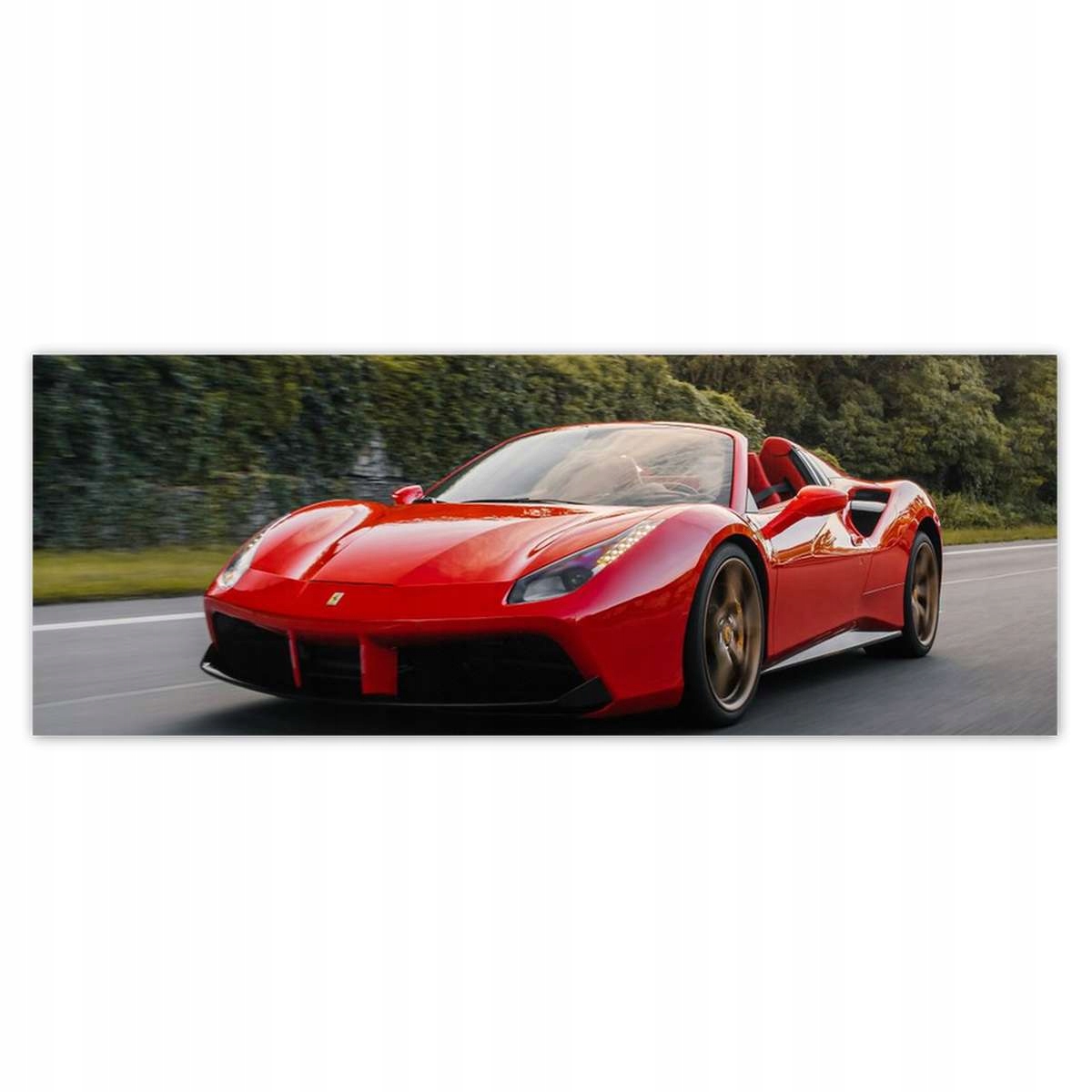 Fototapety 250x93 Červené Ferrari Cesta
