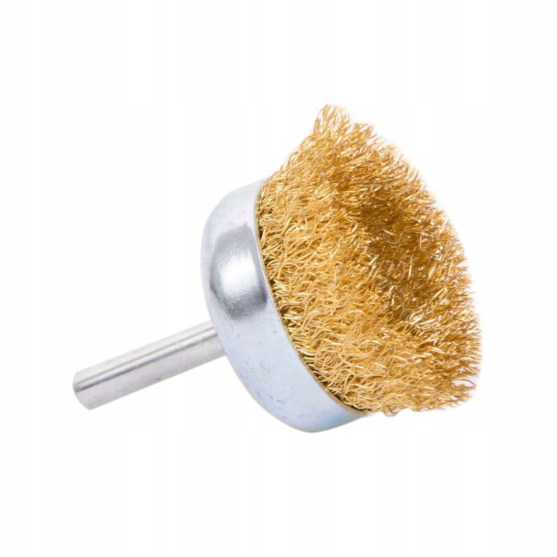 SZCZOTKA DRUCIANA CZOŁOWA Z TRZPIENIEM 65MM Marka Germa Flex