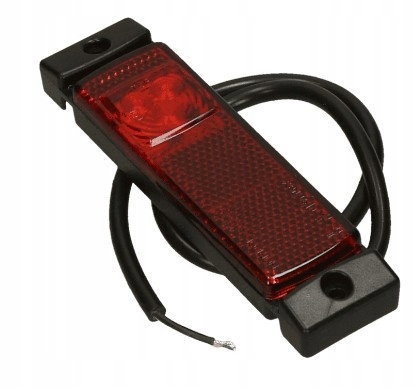 LAMPA OBRYSOWA Z ODBLASKIEM CZERWONA NACZEPA TIR Producent części Horpol