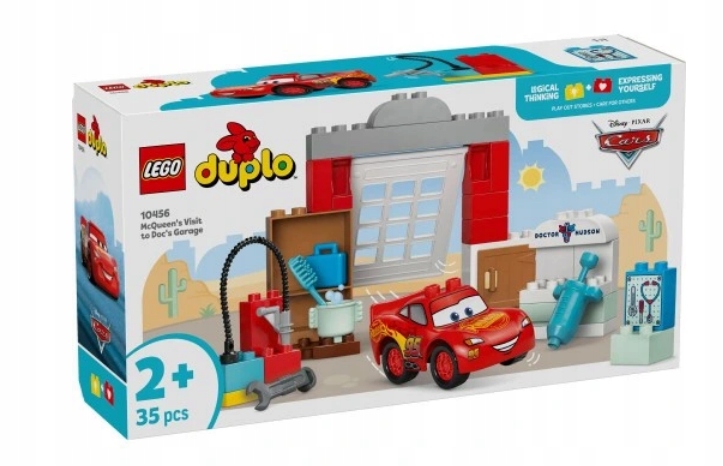 Lego 10456 Duplo Cars Návštěva Mcqueena V Dílně Wojta
