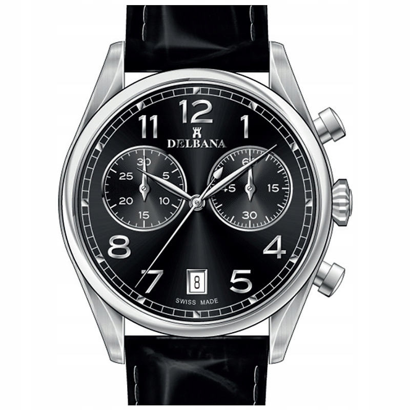 Pánské Hodinky Delbana 41601.754.6.032 černé