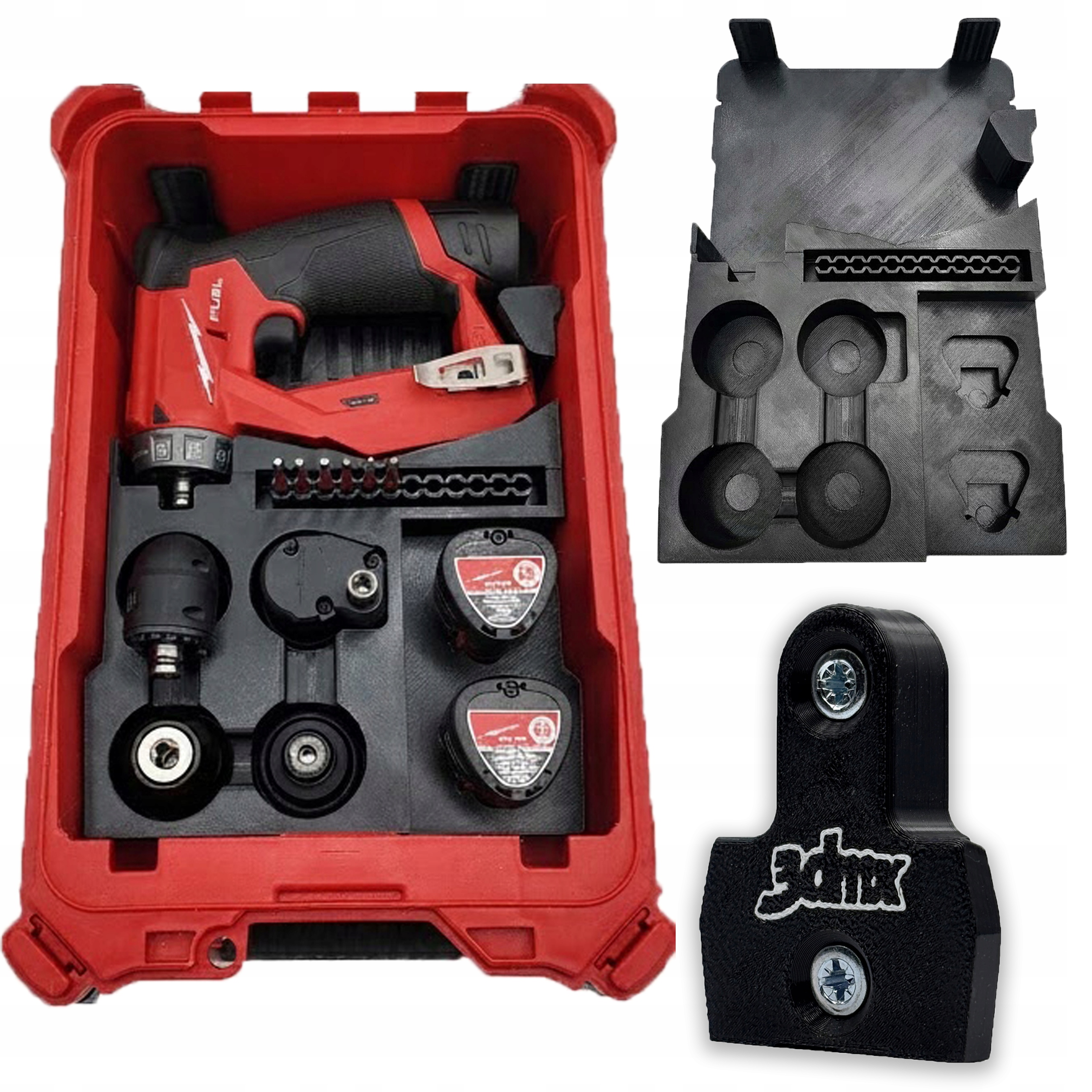 Organizer Wkładka Milwaukee Packout Do M12 Fddx Wiertarko Wkrętarka