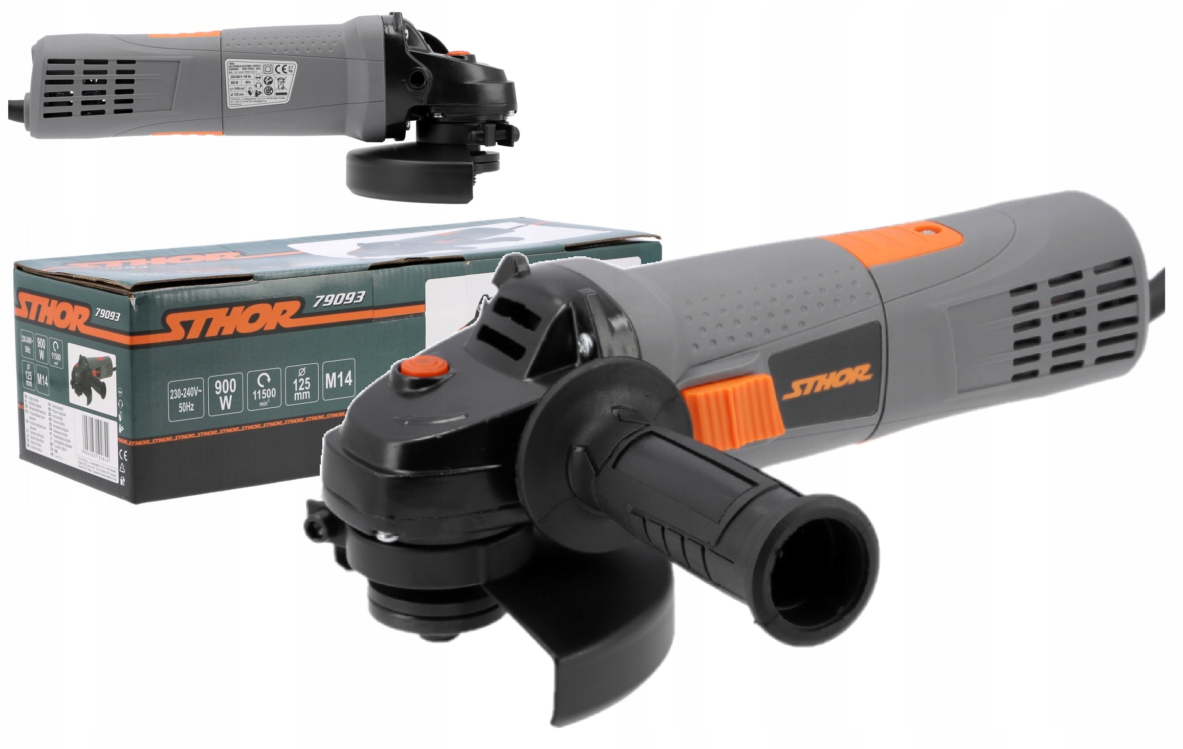 Úhlová Bruska Bruska 125 MM 900 W 230-240 V Sthor 79093