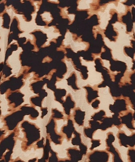 BLUZKA DAMSKA W PANTERKĘ B.YOUNG BYIBINE KOLOR PRAŻONY KOKOS r. 40 Rozmiar 40