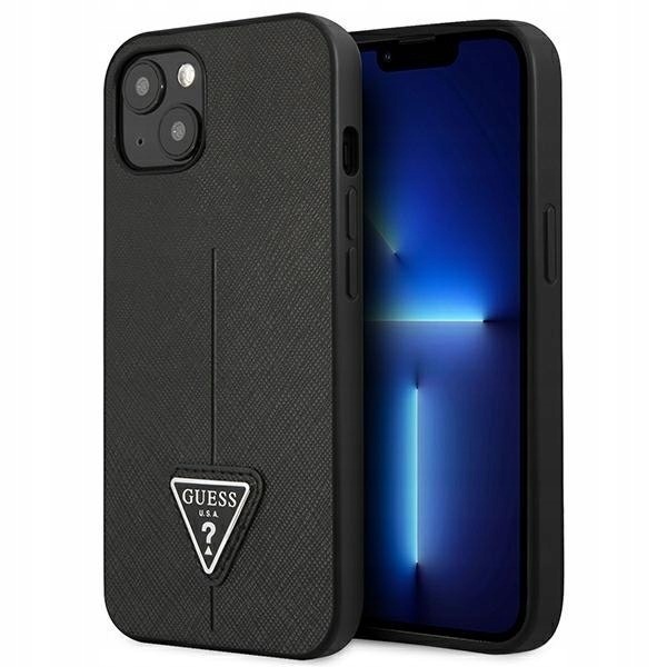 Guess GUHCP13SPSATLK iPhone 13 mini 5,4" czarny/black hardcase Saffian