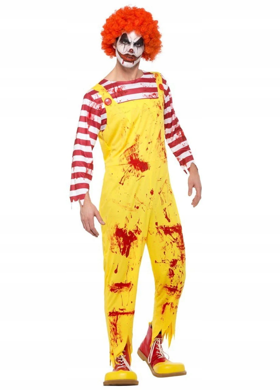 Halloweenský Kostým Klaun Vrah Strašidelný kostým na Halloween L