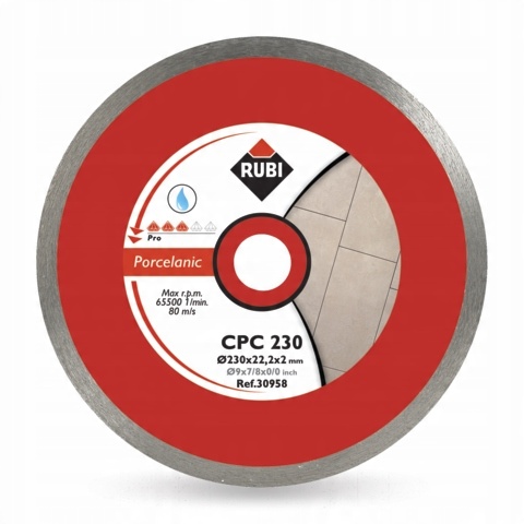 

Tarcza Diamentowa Rubi Cpc 230 gres porc