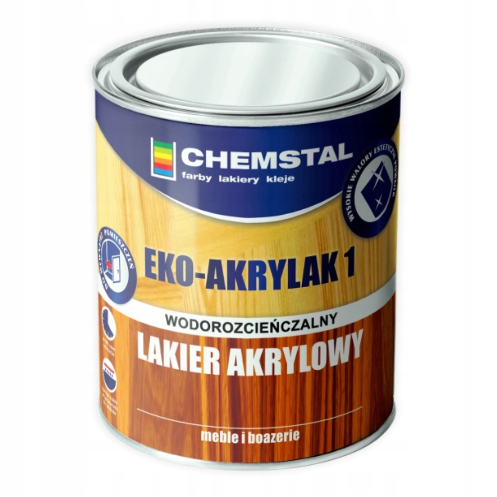 Lakier Akrylowy Eko-akrylak Chemstal Mat 3L