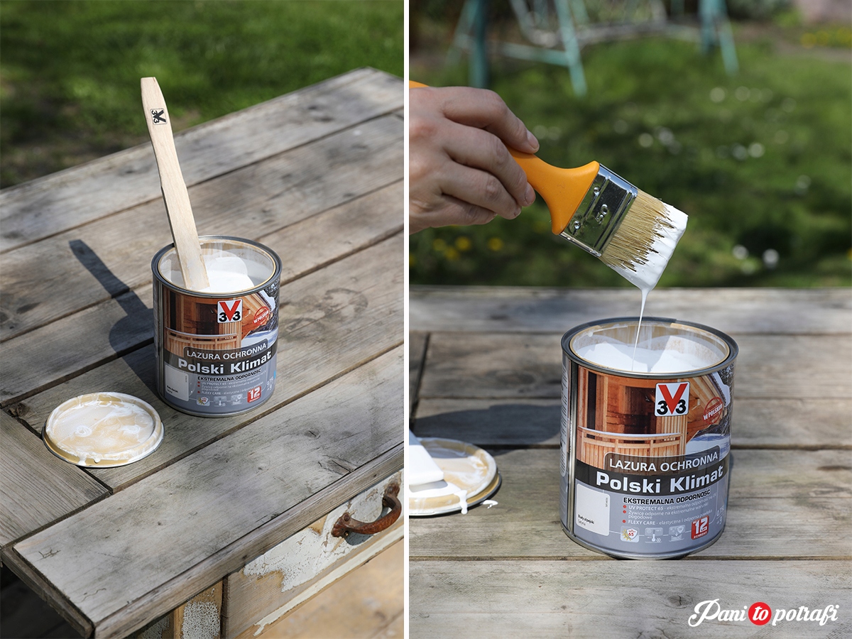 V33 Lakierobejca 5 l DĄB ZŁOCISTY satyna 12LAT Wydajność 12 m²/l