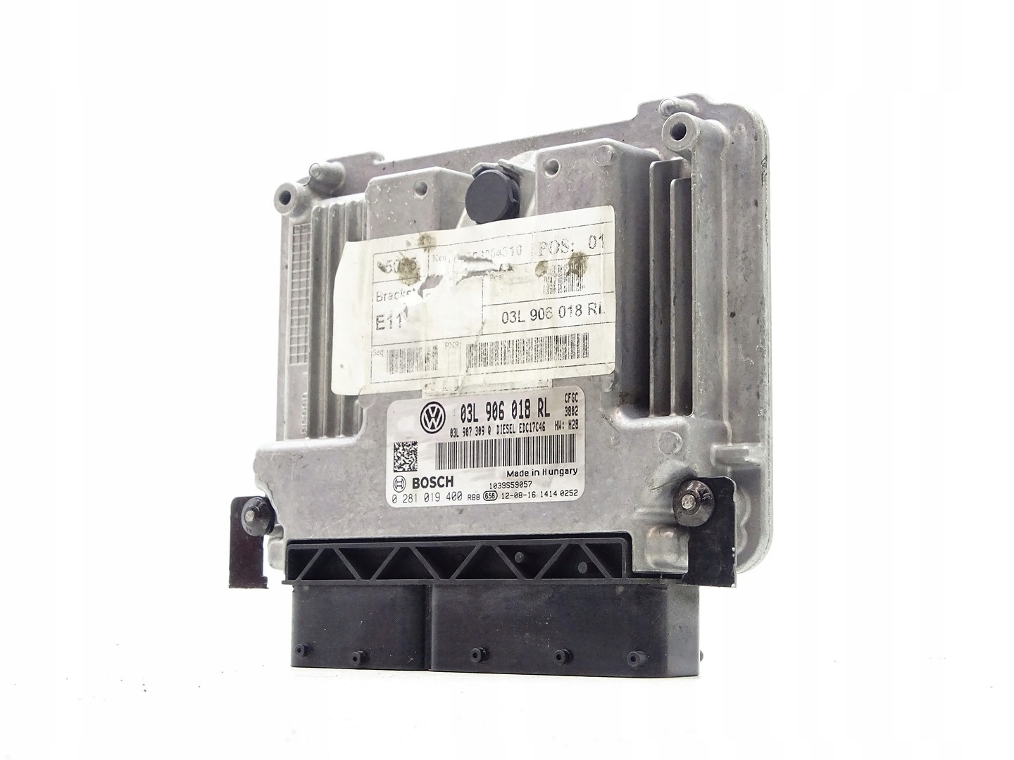 computer control unit of the engine ECU VW SHARAN 7N 2.0 TDI 03L906018RL