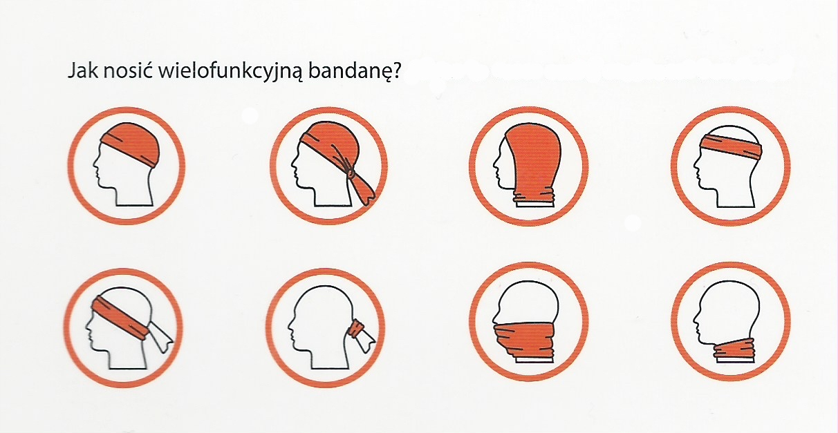 KOMIN CHUSTA BANDANA VIKING UNISEX UNIWERSALNA EAN (GTIN) 5901115740155