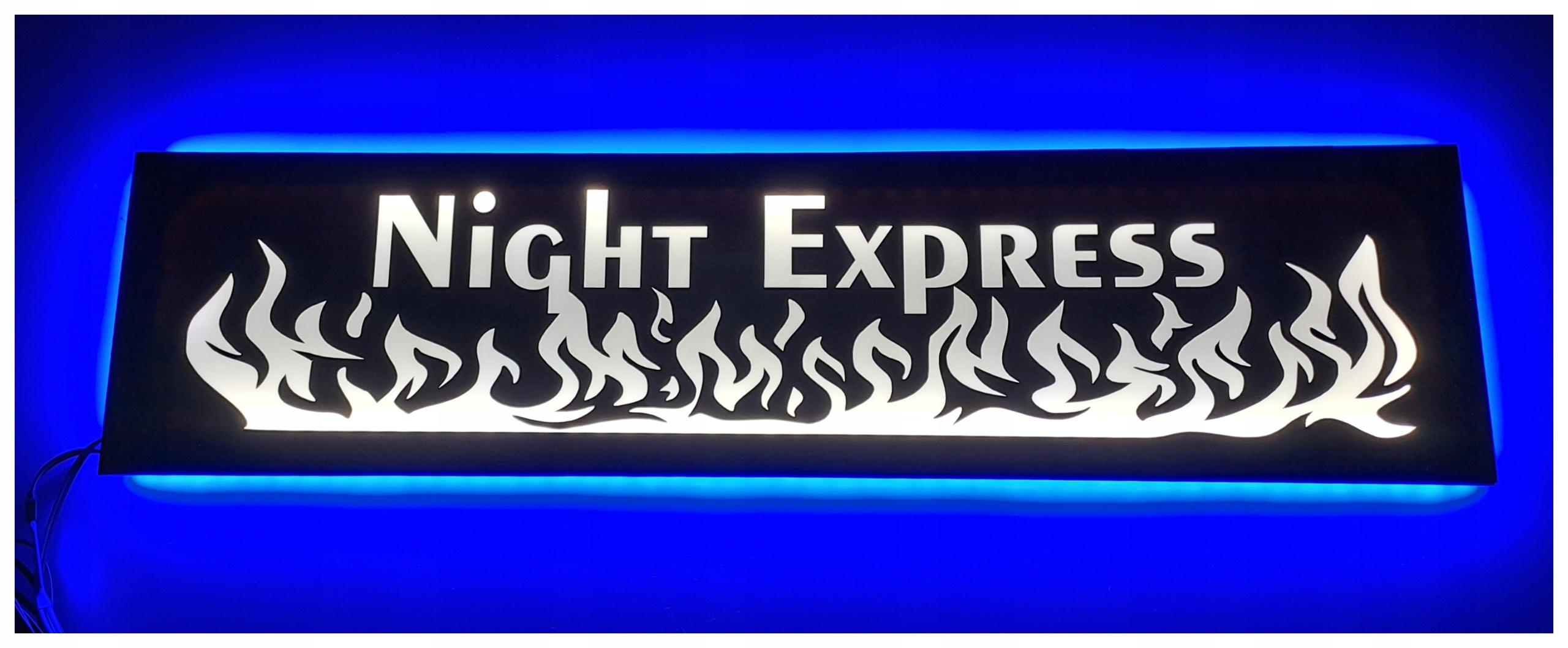 Led tabuľa Night expres nad posteľou man daf scania s podsvietením kabíny Tir