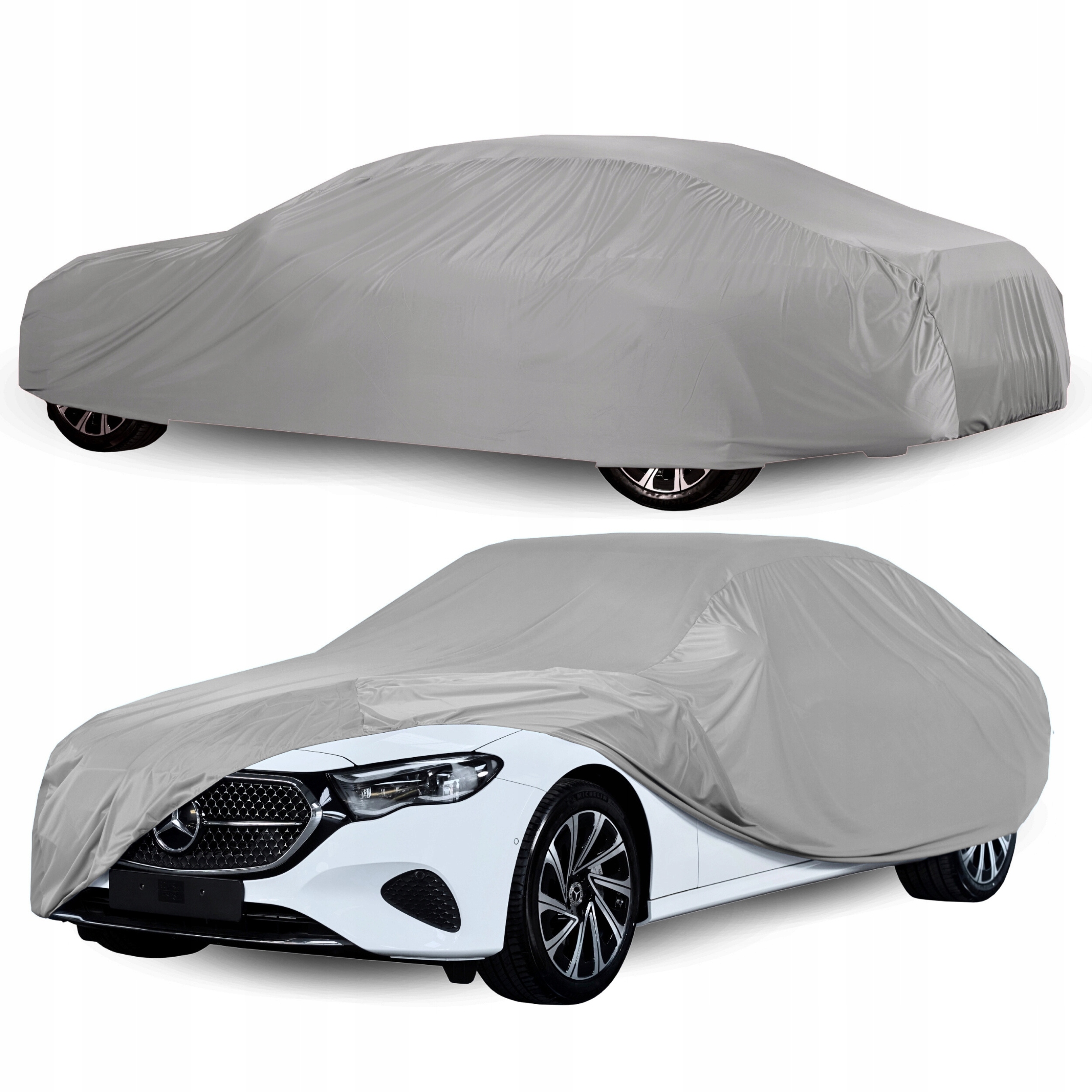 Obal na auto do garáže Dedikovaný Royal, šitý na míru, šedý