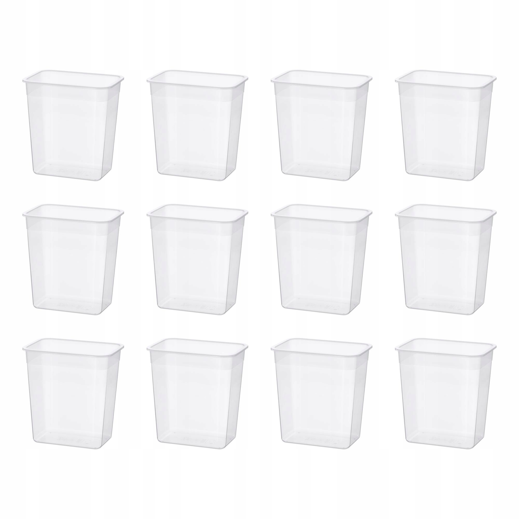 12 ks Nádoba na potraviny Ikea 365+ 4.2 l, obdélníková, plastová