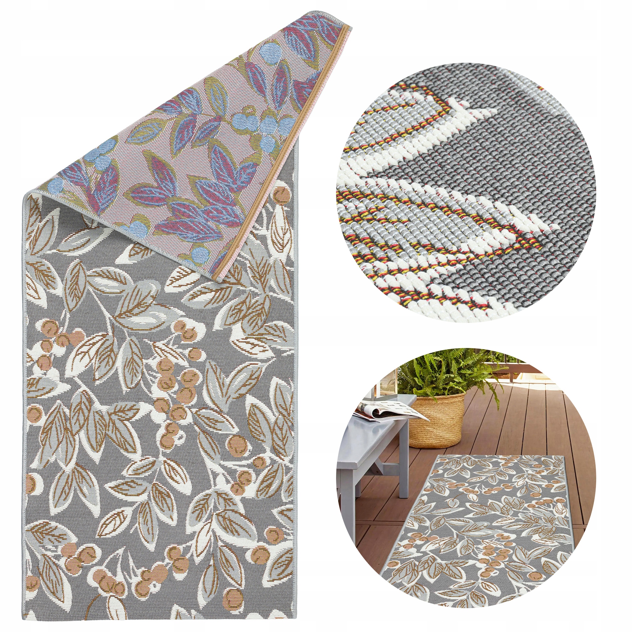 Koberec Koberec Běhoun Do Kuchyně Moderní 60x140CM Plochý Na Balkon Terasa