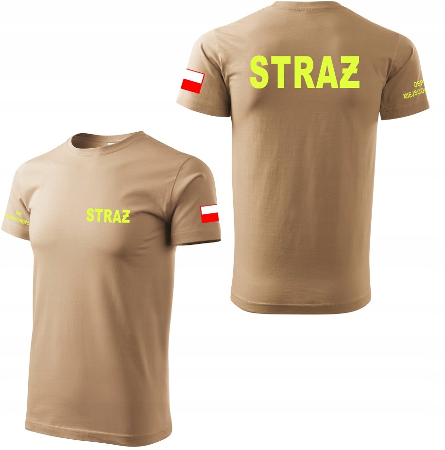 

Koszulka Piaskowa Osp Jrg Straż Pożarna Fluo XL