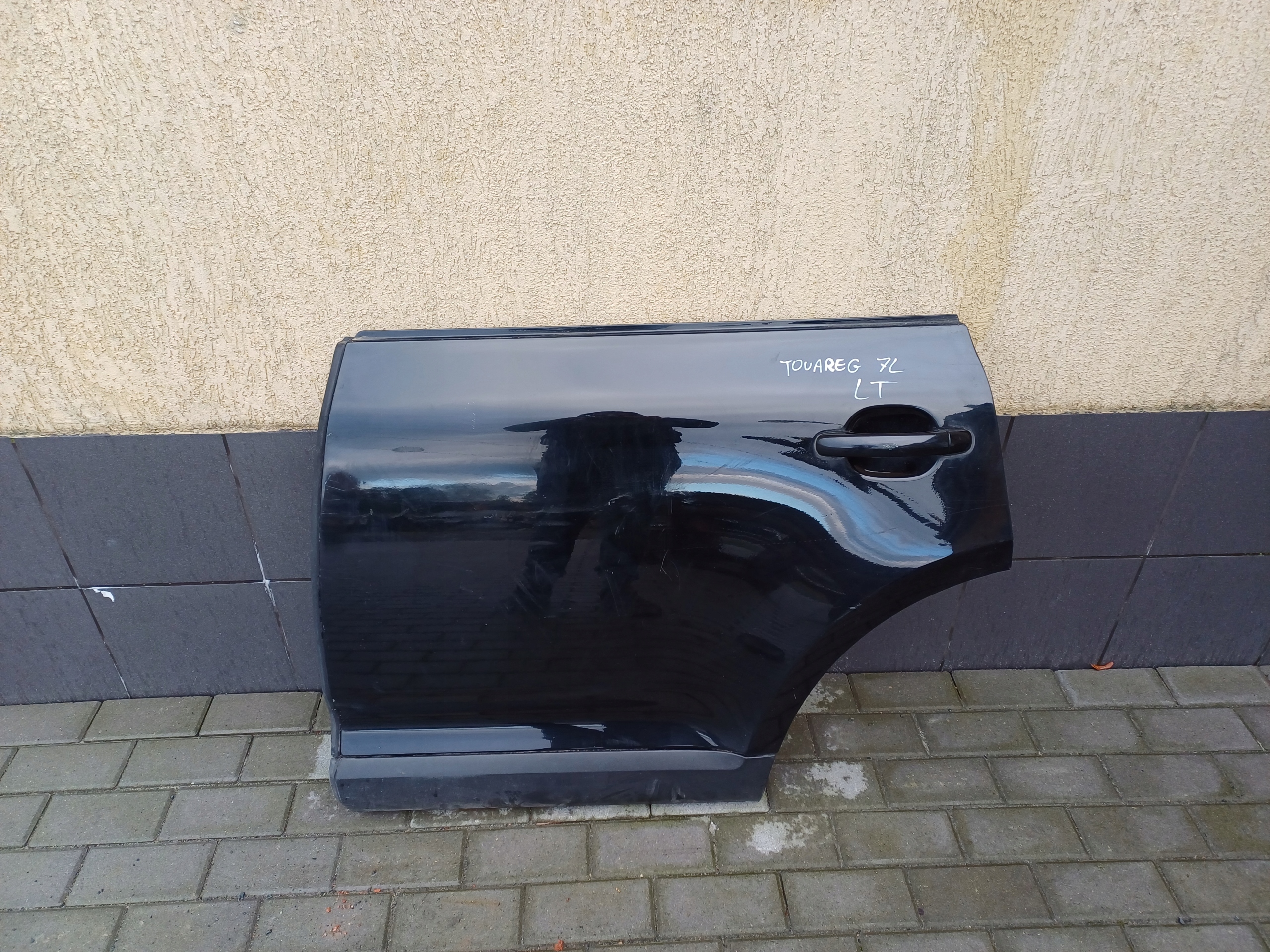 VW TOUAREG 1 I 02-10 DRZWI LEWE TYLNE GOŁE