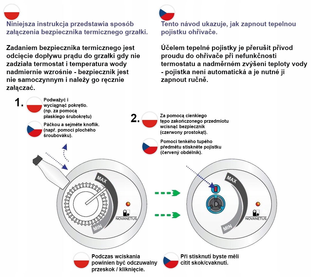 GRZAŁKA NIERDZEWNA 3000W 3kW 5/4 BOJLERA GALMET ELEKTROMET KOSPEL TERMOSTAT Regulacja z termostatem