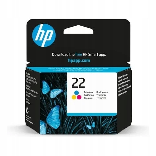 Originální barevný inkoust Hp 22 (Tri-Color) nový