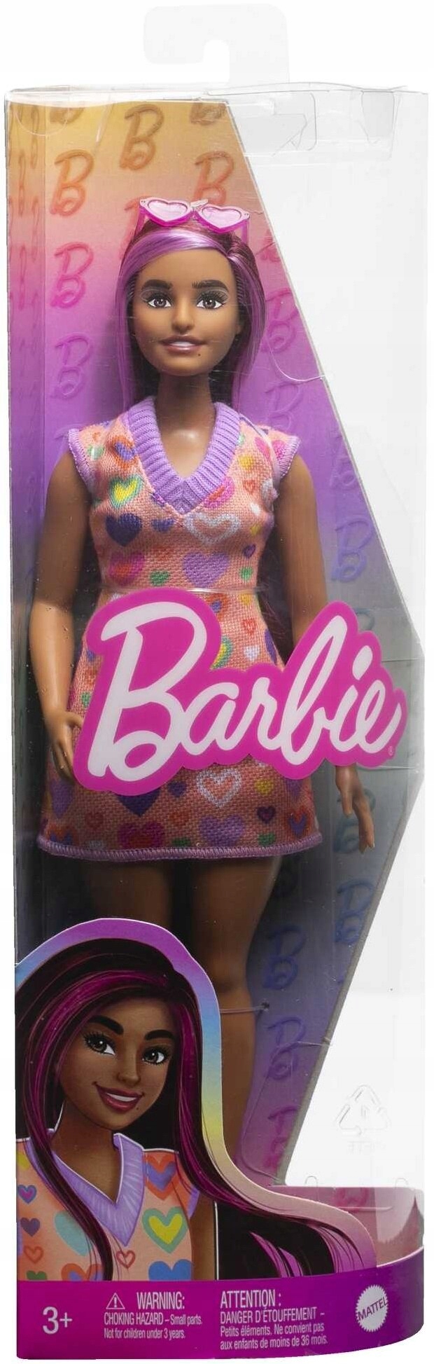 BARBIE LALKA FASHIONISTAS MODNA LALKA HJT04 NR 207 Wiek dziecka 3 lata +