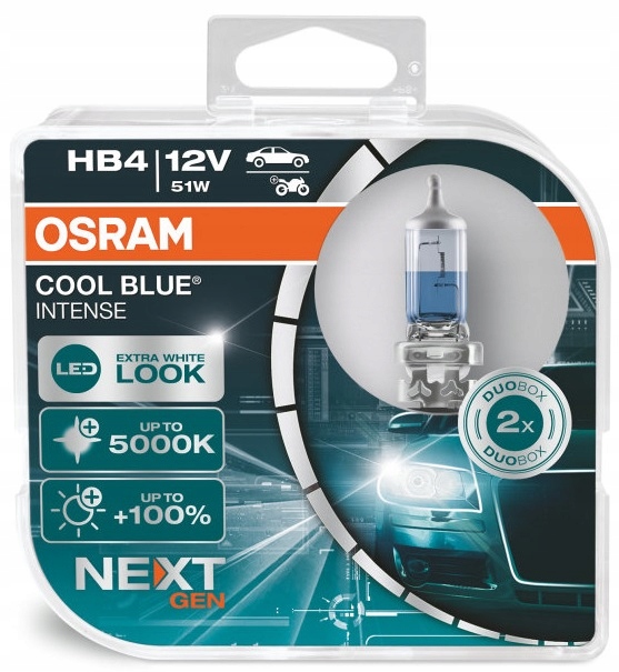 

HB4 9006 51W Osram Cool Blue Intense Next Gen