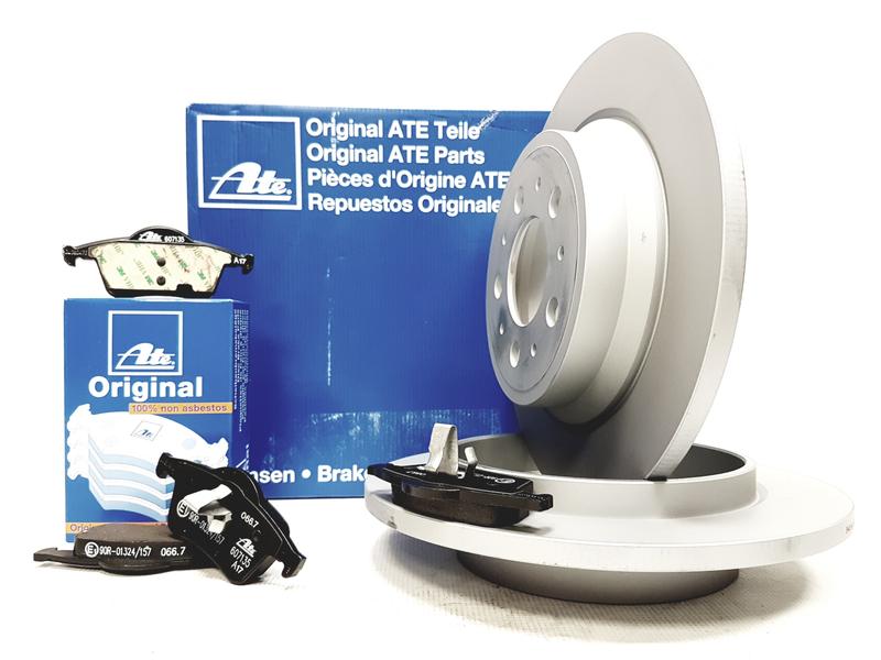 Диски + ate колодки задні VOLVO V70 II S60 S80 288мм