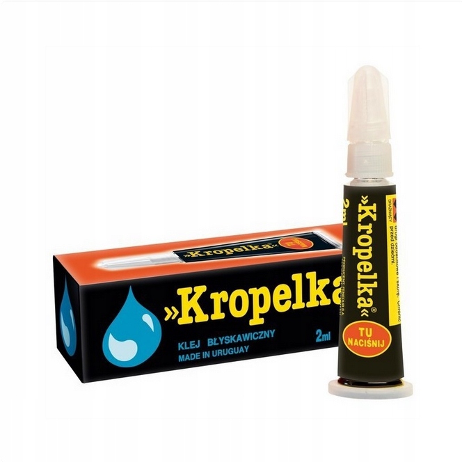 

Klej błyskawiczny sekundowy Kropelka 2 ml