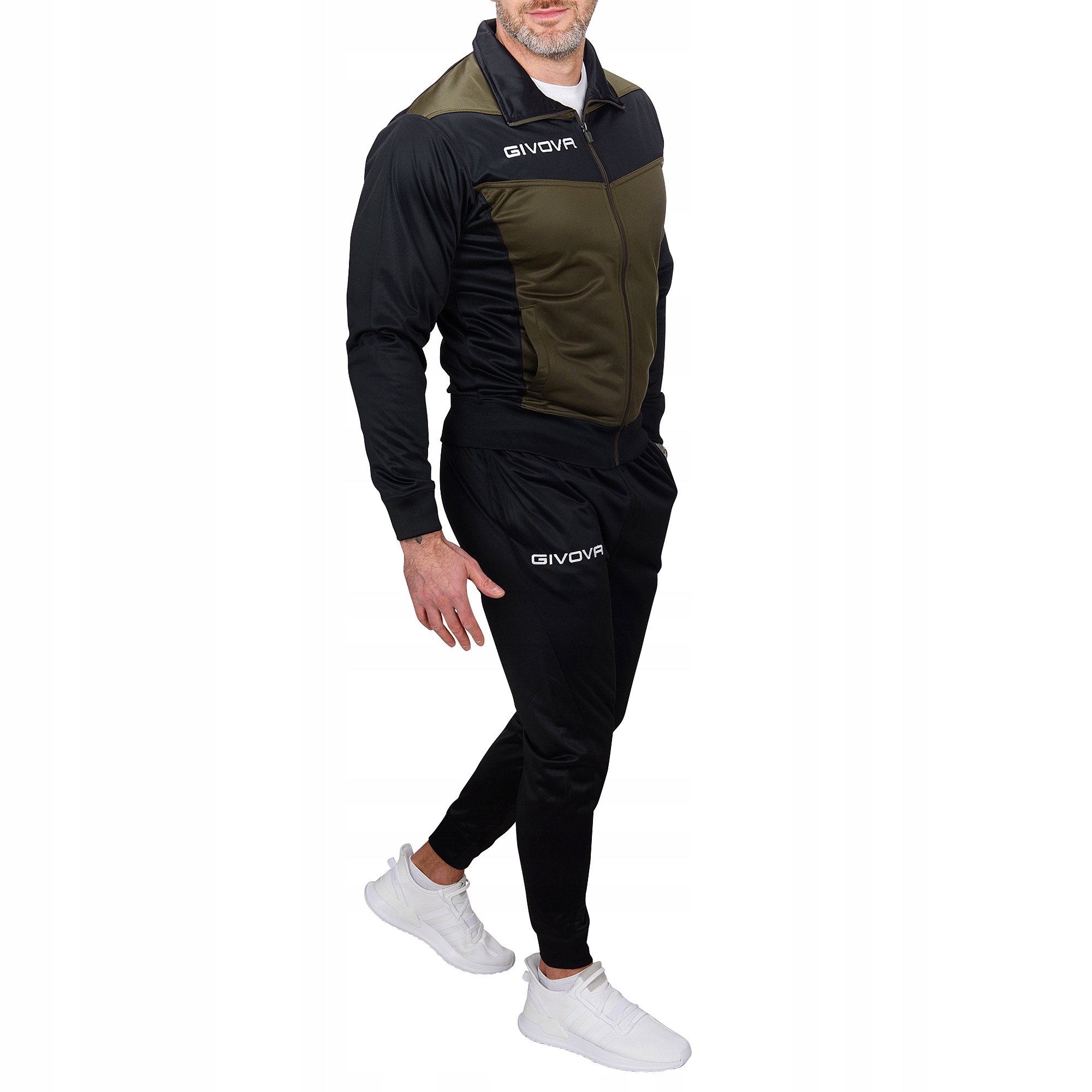 TR018-13 r. 3XL GIVOVA VISA MĘSKI KOMPLET DRESOWY Rękaw długi rękaw