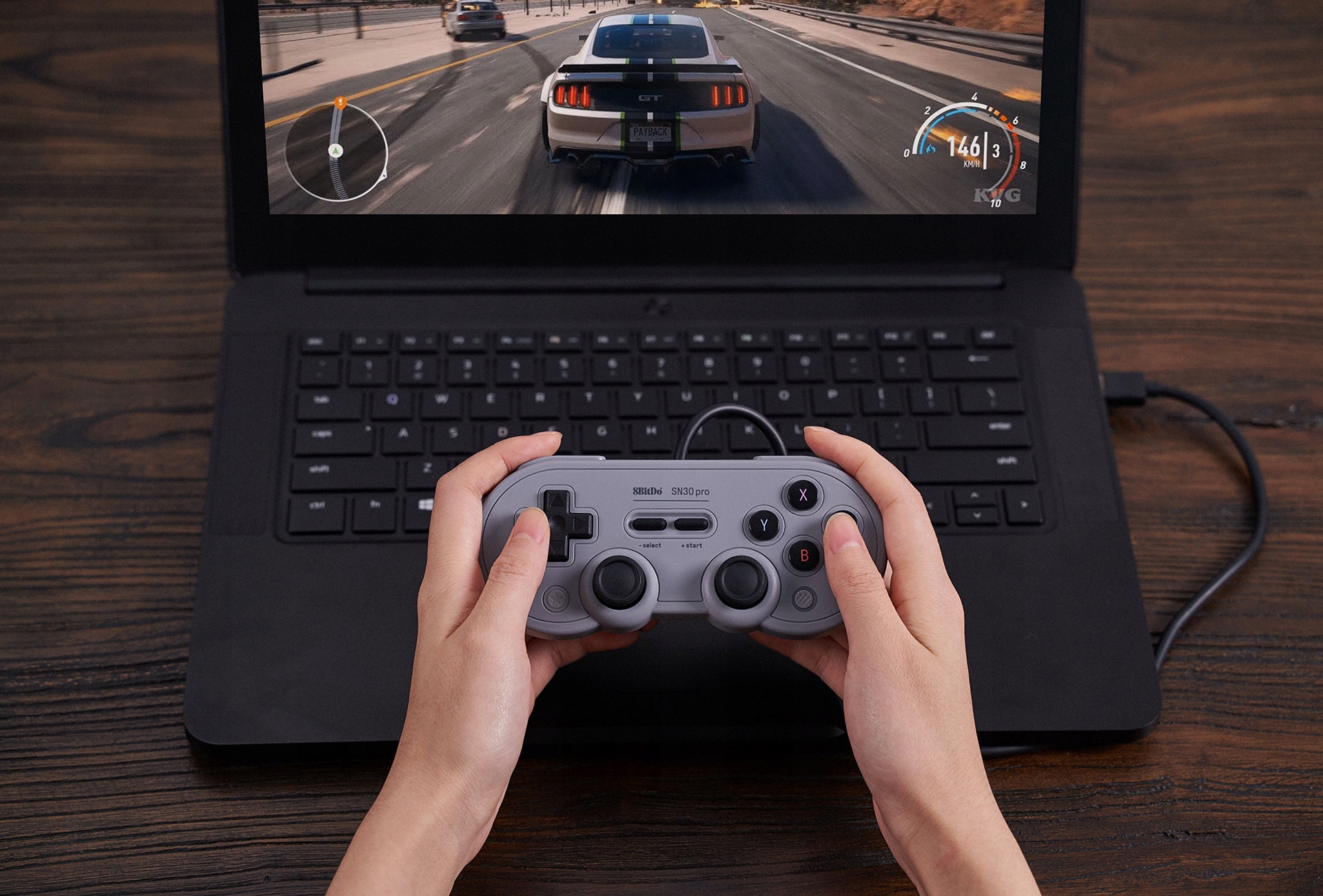 8bitdo SN30 Pro Gray Pad USB PC RaspberryPi Switch код производителя SN30 Pro