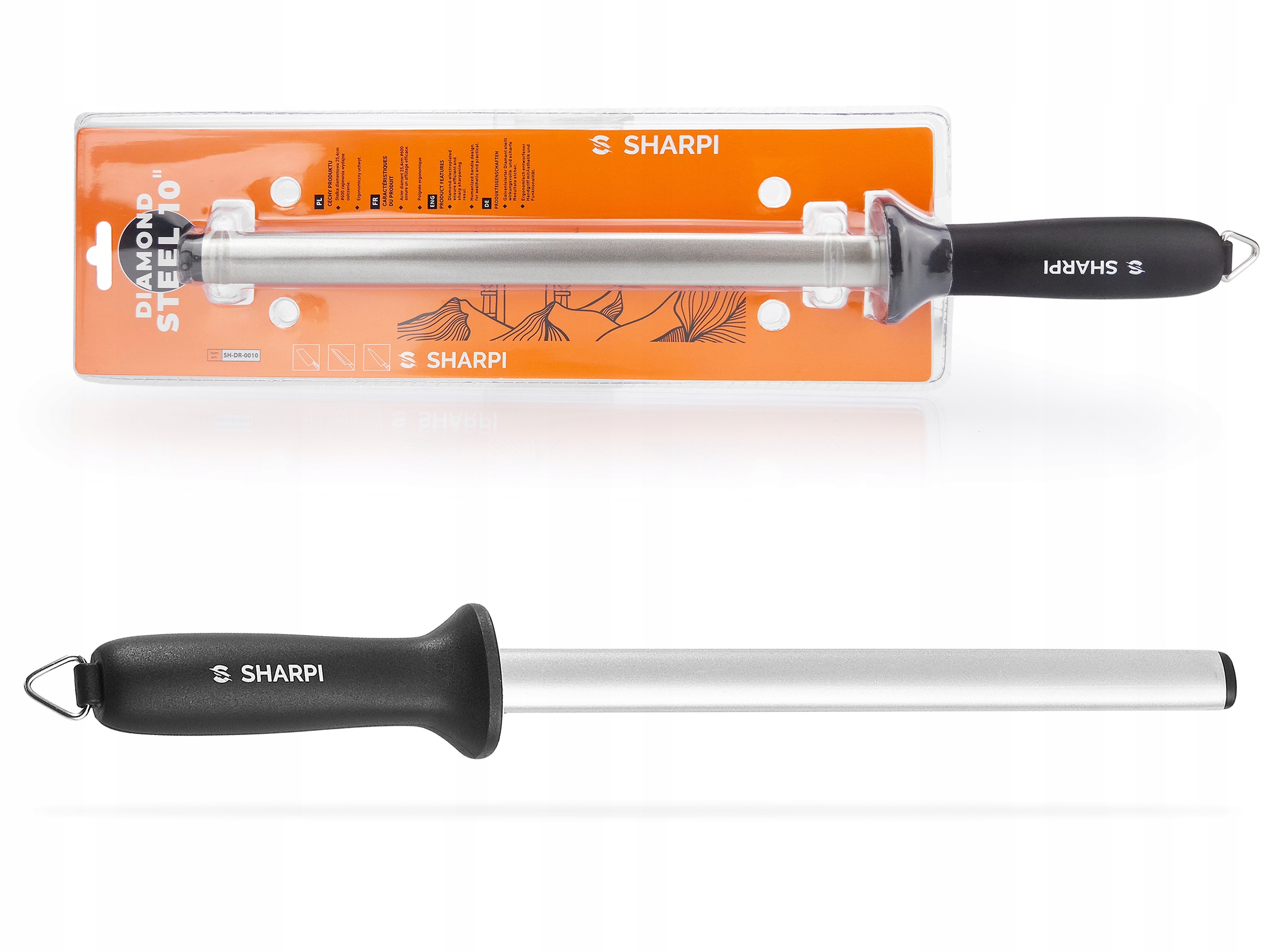Stalka diamentowa musak diamentowy ostrzałka prętowa Sharpi 25cm grad 600