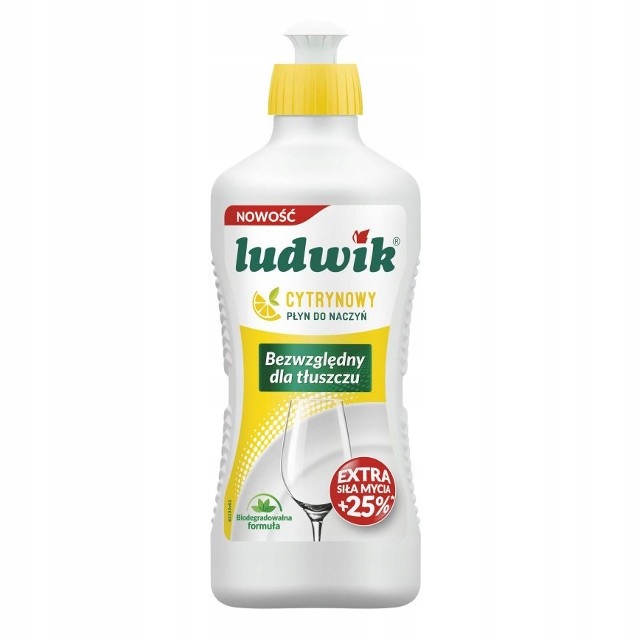 

Ludwik Płyn do mycia naczyń cytrynowy, 450 ml