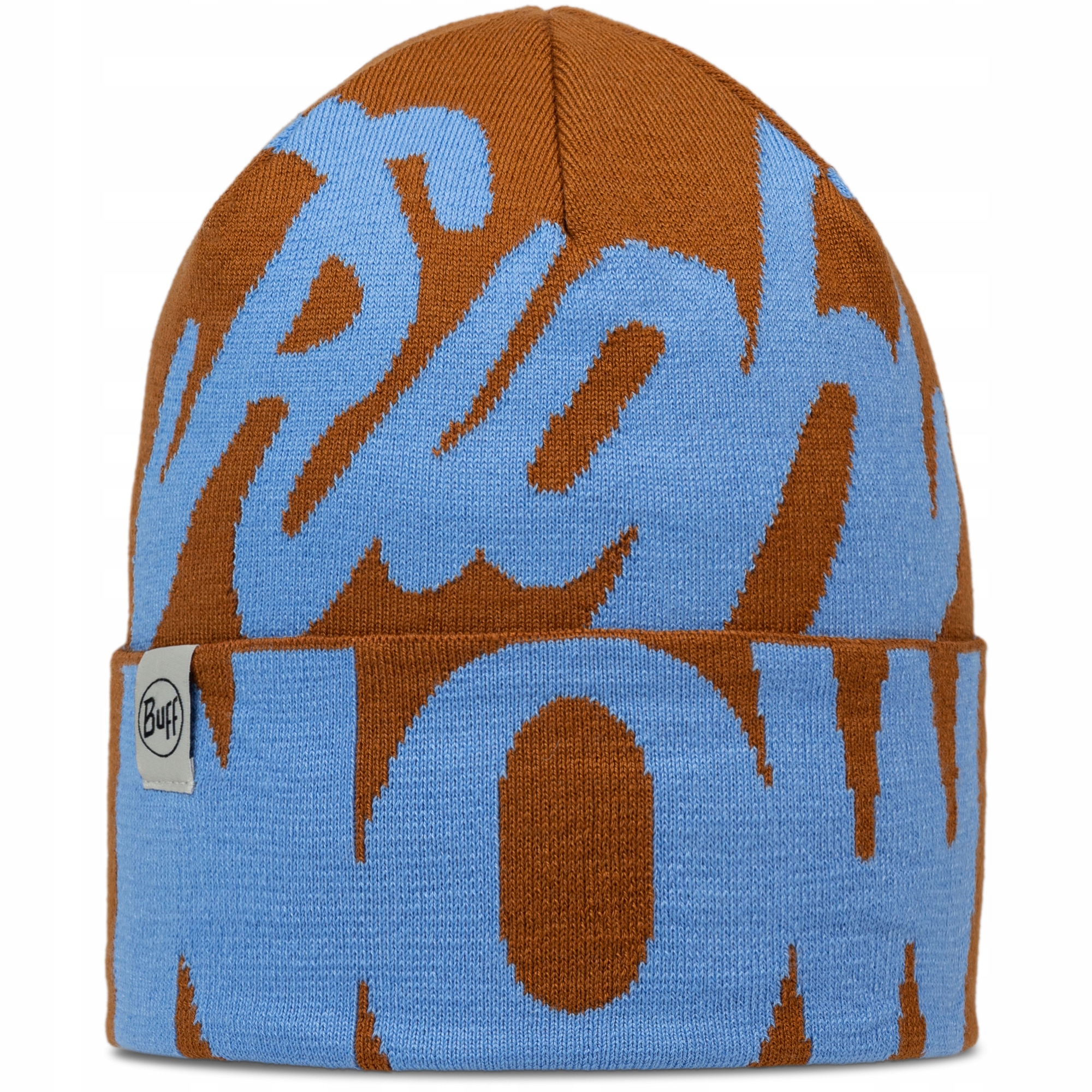 Čepice zimní Buff Knitted Beanie Erlan Washed Blue