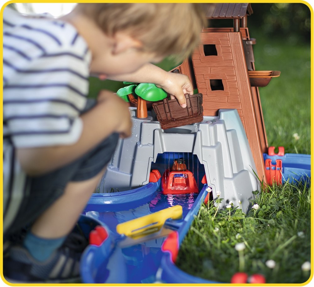 AquaPlay Tor Wodny Piaskownica AdventureLand Łódka Motorówka Bohater brak