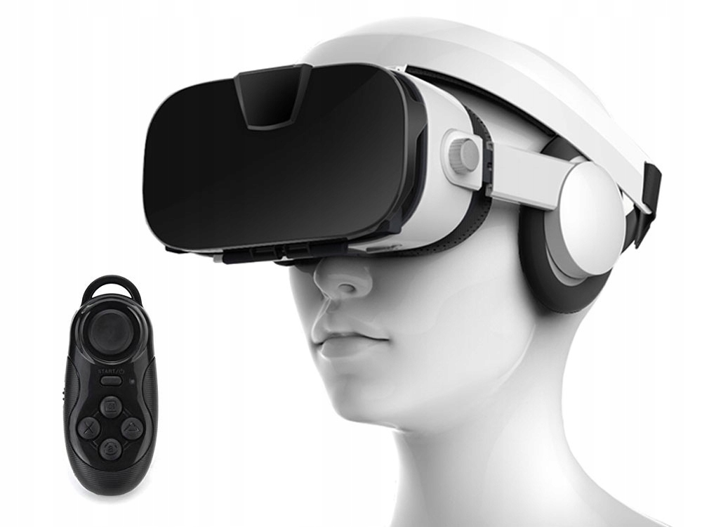 

Okulary FiiT Vr 3F Gogle 3D +słuchawki +pilot Bl