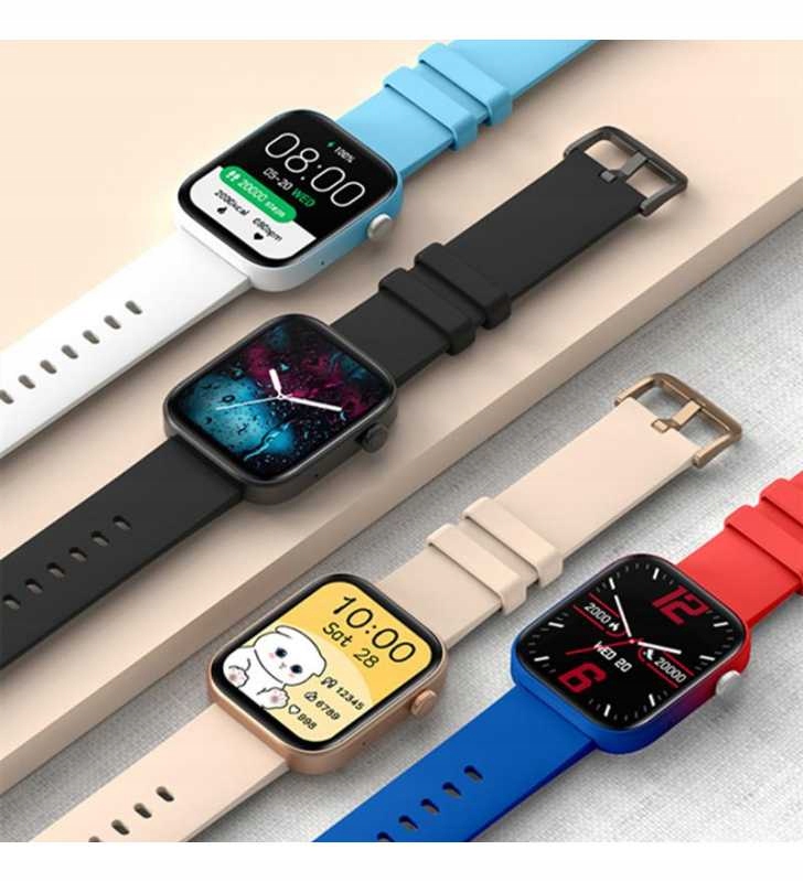 ZEGAREK SMARTWATCH RUBICON RNCE97 ROZMOWY CZARNY Wodoszczelność 30m = WR30