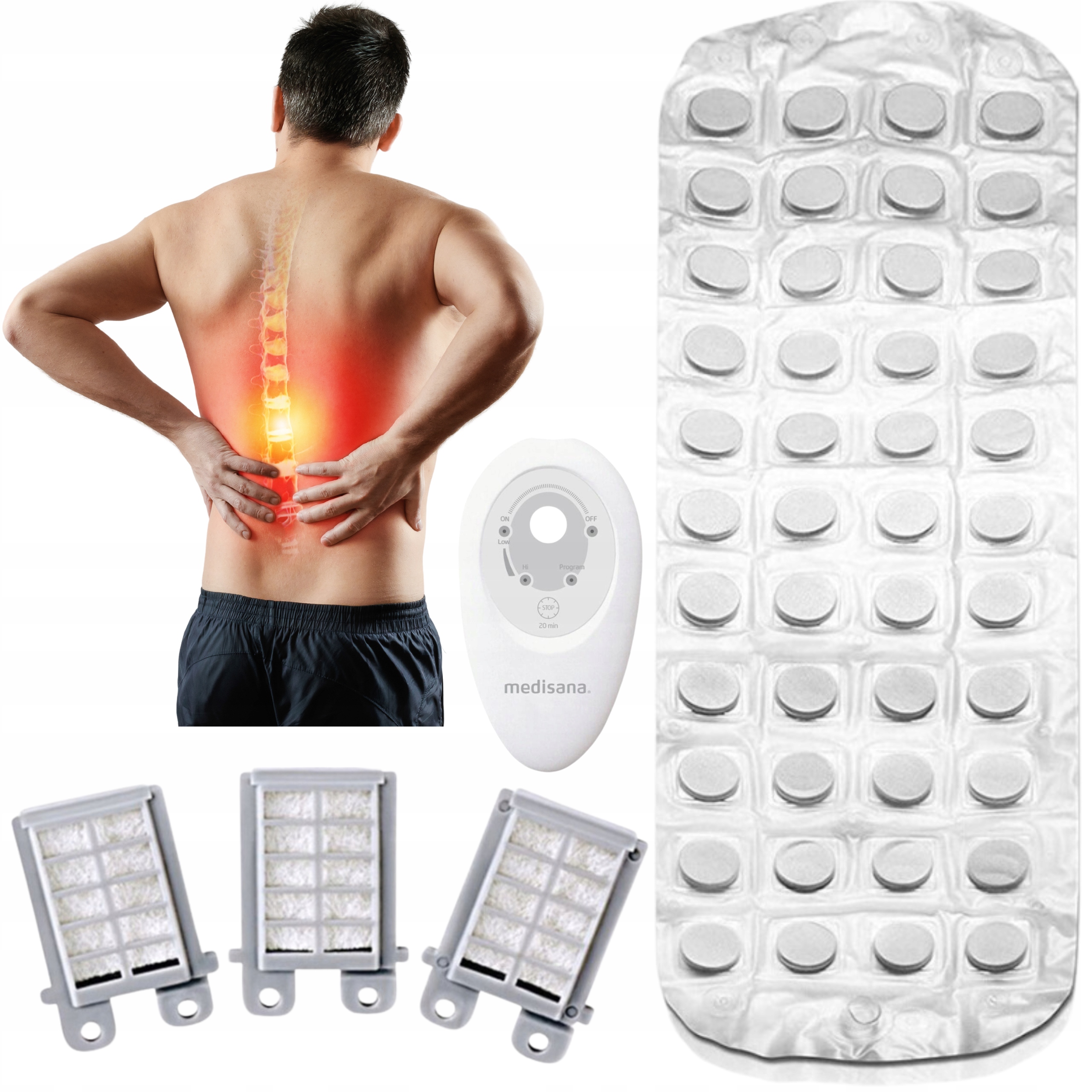 Domowe Jacuzzi Hydromasaż Mata Na Ból Pleców Stres Relaks Spa Do Wanny