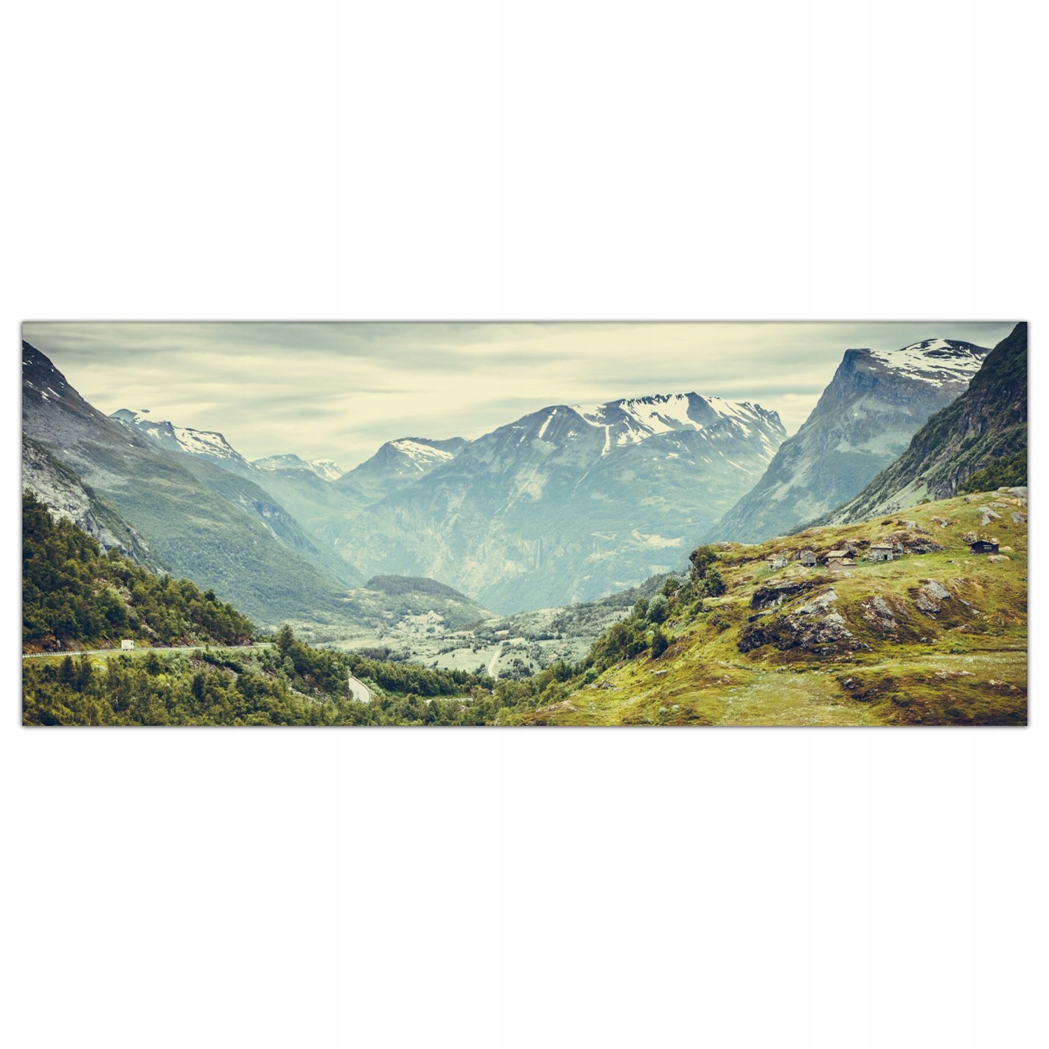 

Obraz Szklany Foto-obraz Góry Krajobraz 125x50