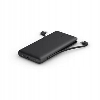 Belkin Usb-c Power Delivery PowerBanka, 10000mAh, s integrovanými kabely, č