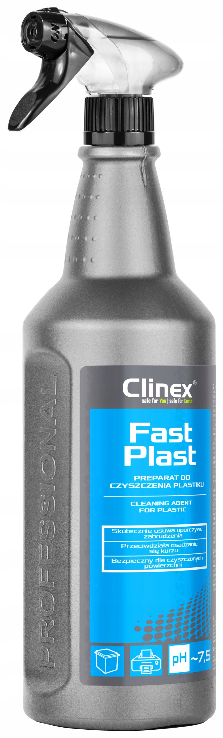 

Clinex Fast Plast Do Czyszczenia Plastików 1L