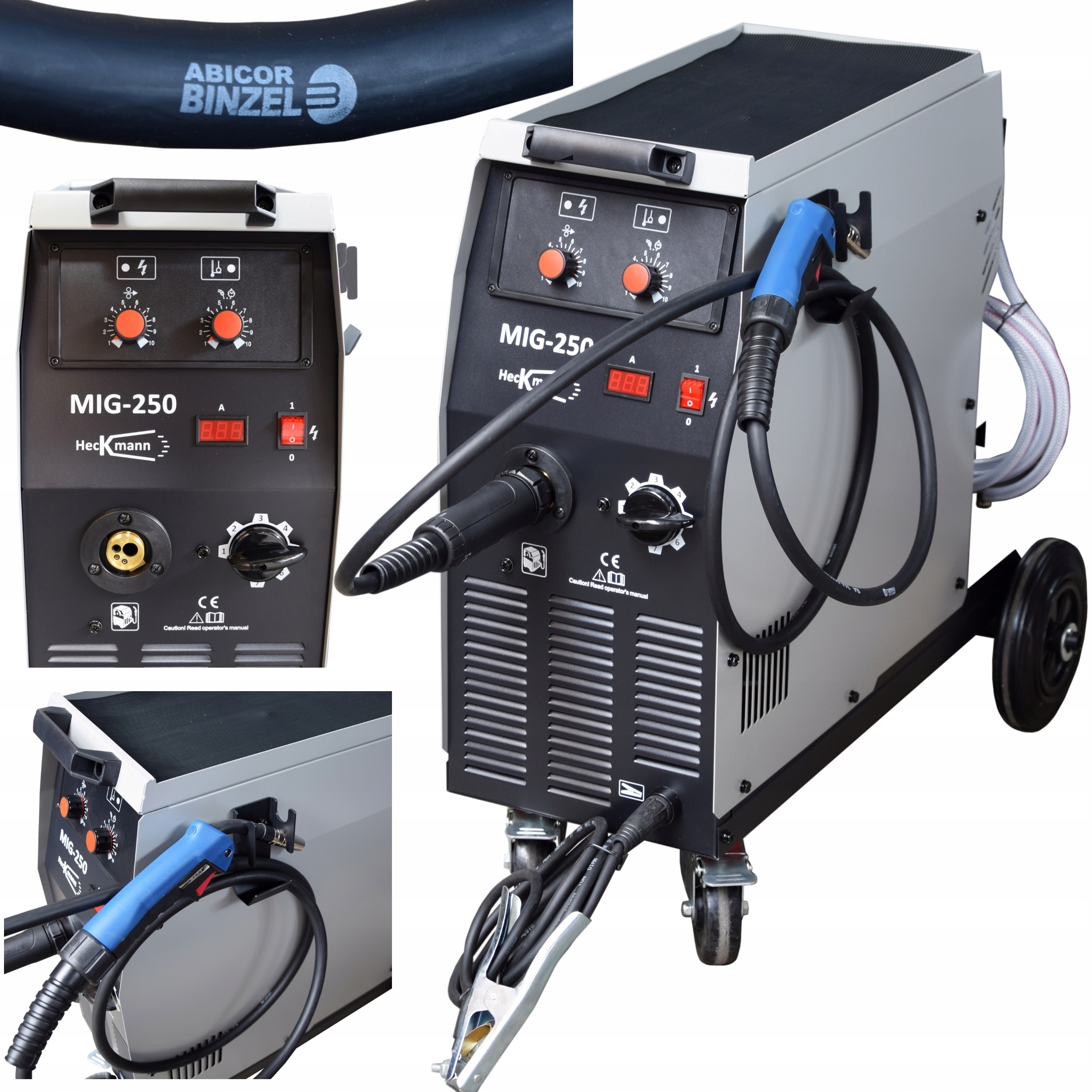 Heckmann 250 алюмінієвий зварювальний апарат migomat migmag