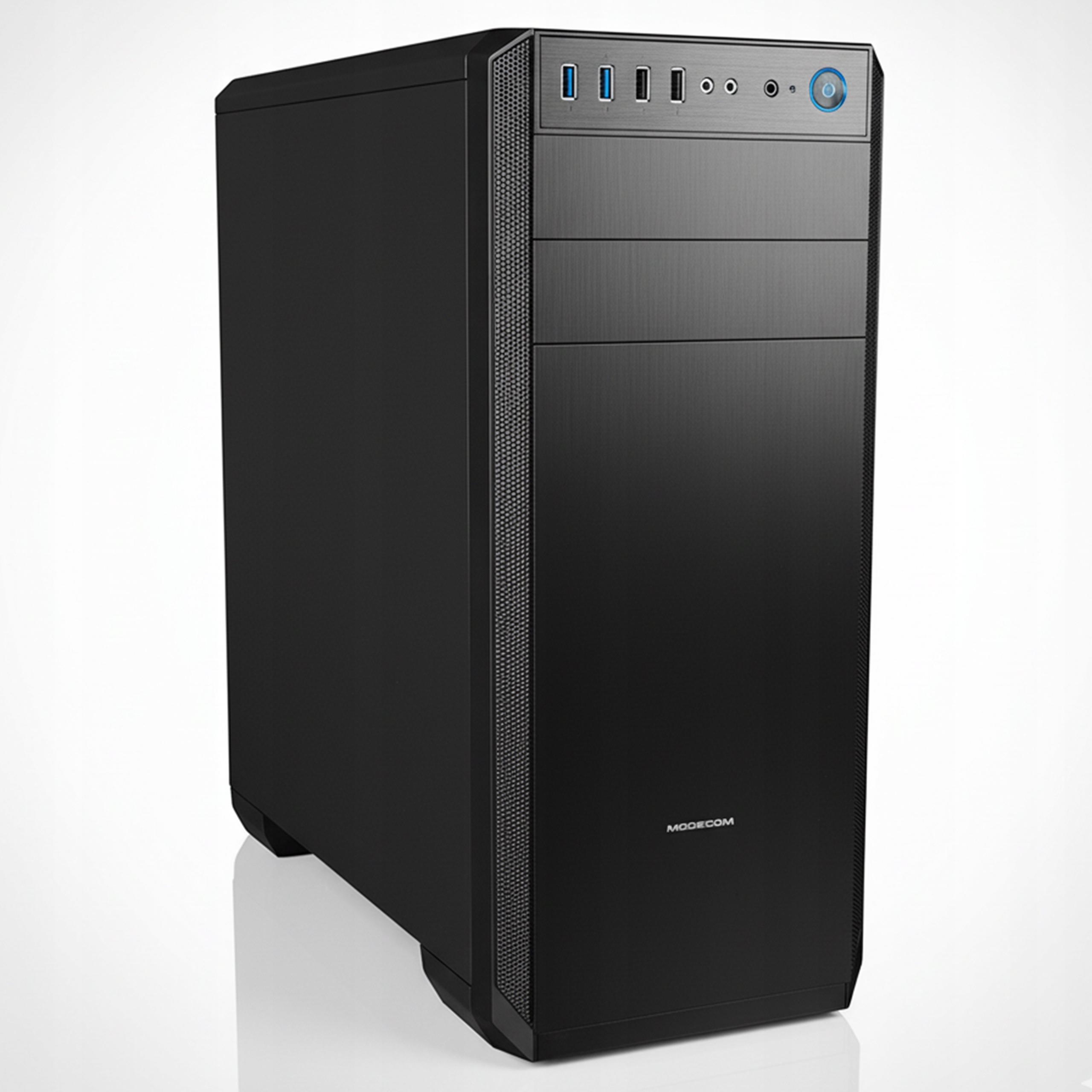 Počítačová Počítačová Skříň Modecom Oberon Pro Silent černá Midi Tower s odhlučněním