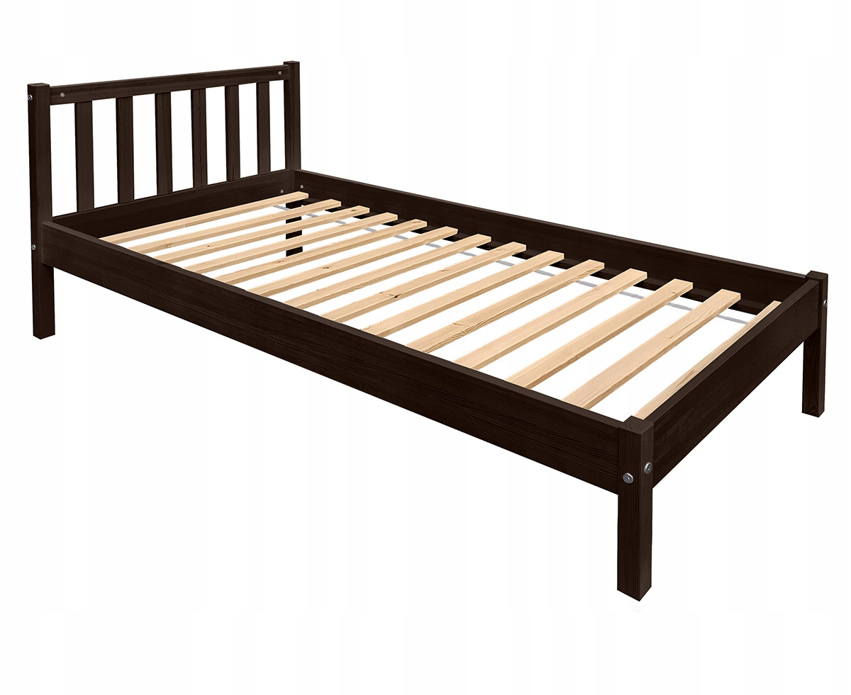 Dřevěná postel Berno 80x200 barva wenge