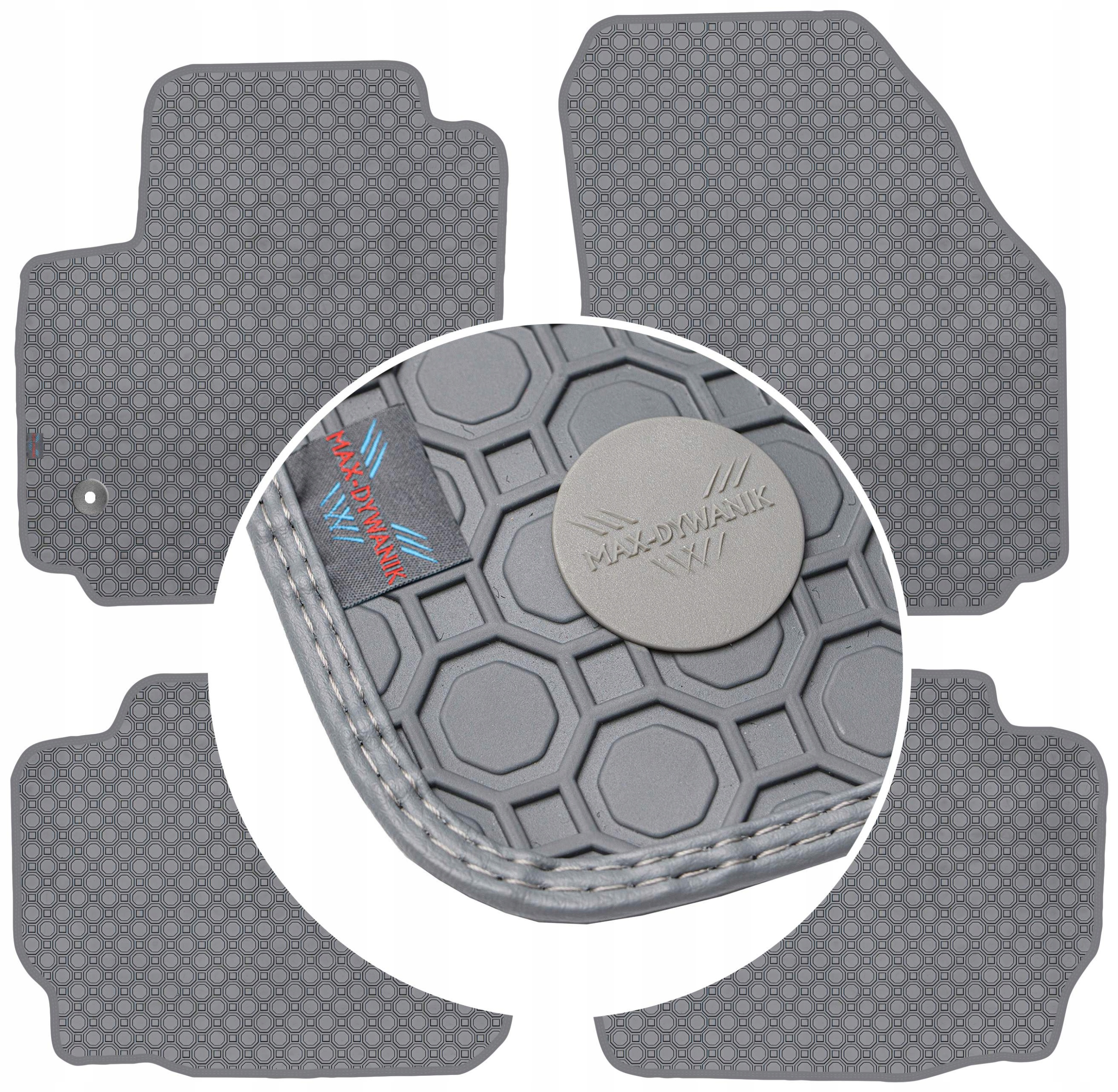 Ford Mondeo MK4 Fl 2012-2015 Koberce Popielate