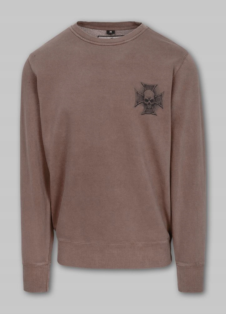 Pánská Mikina bez kapuce Pitbull Crewneck Washed Bite Me Mikina s potiskem