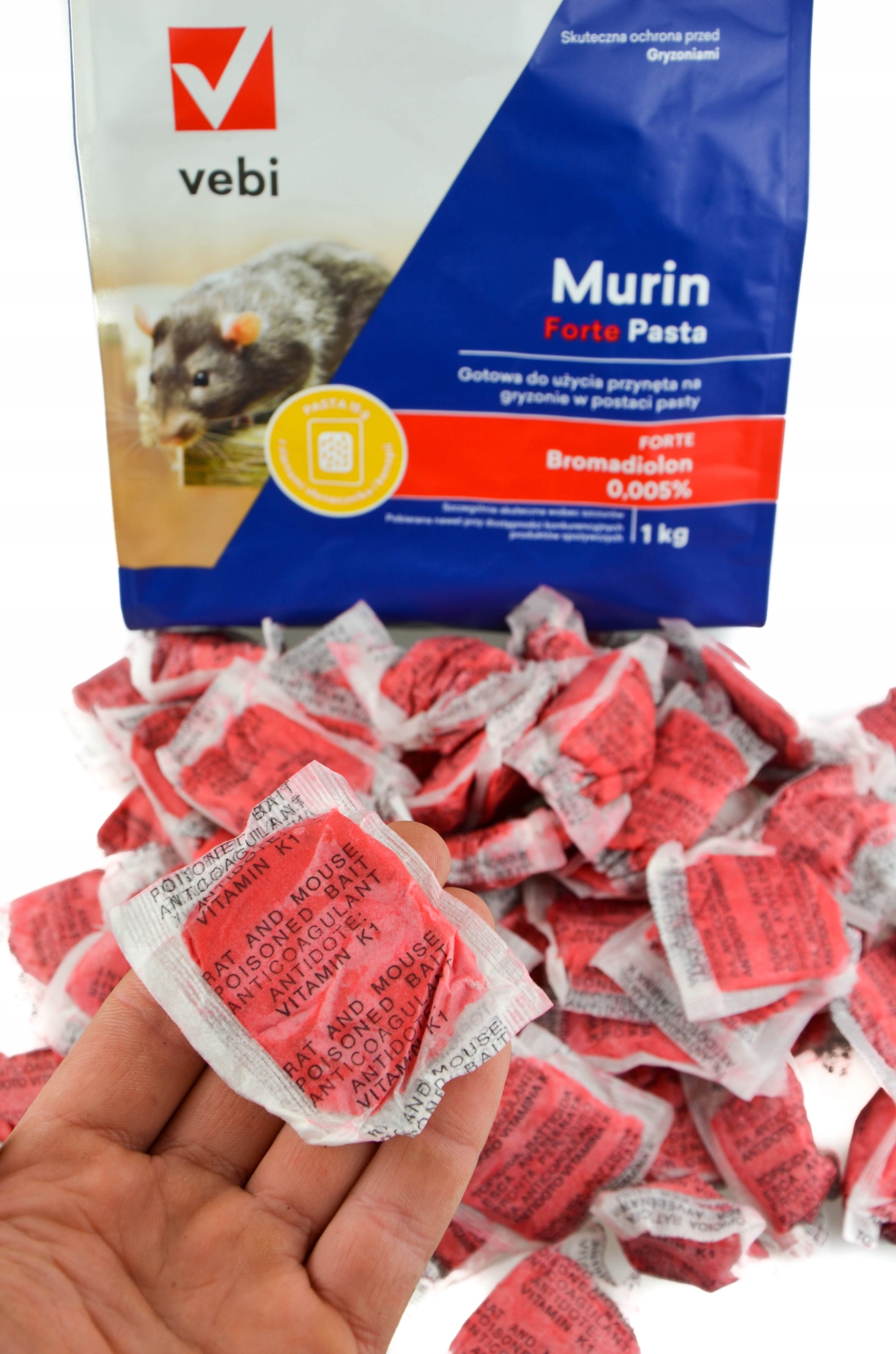 

Trutka na gryzonie szczury pasta Murin Forte1kg